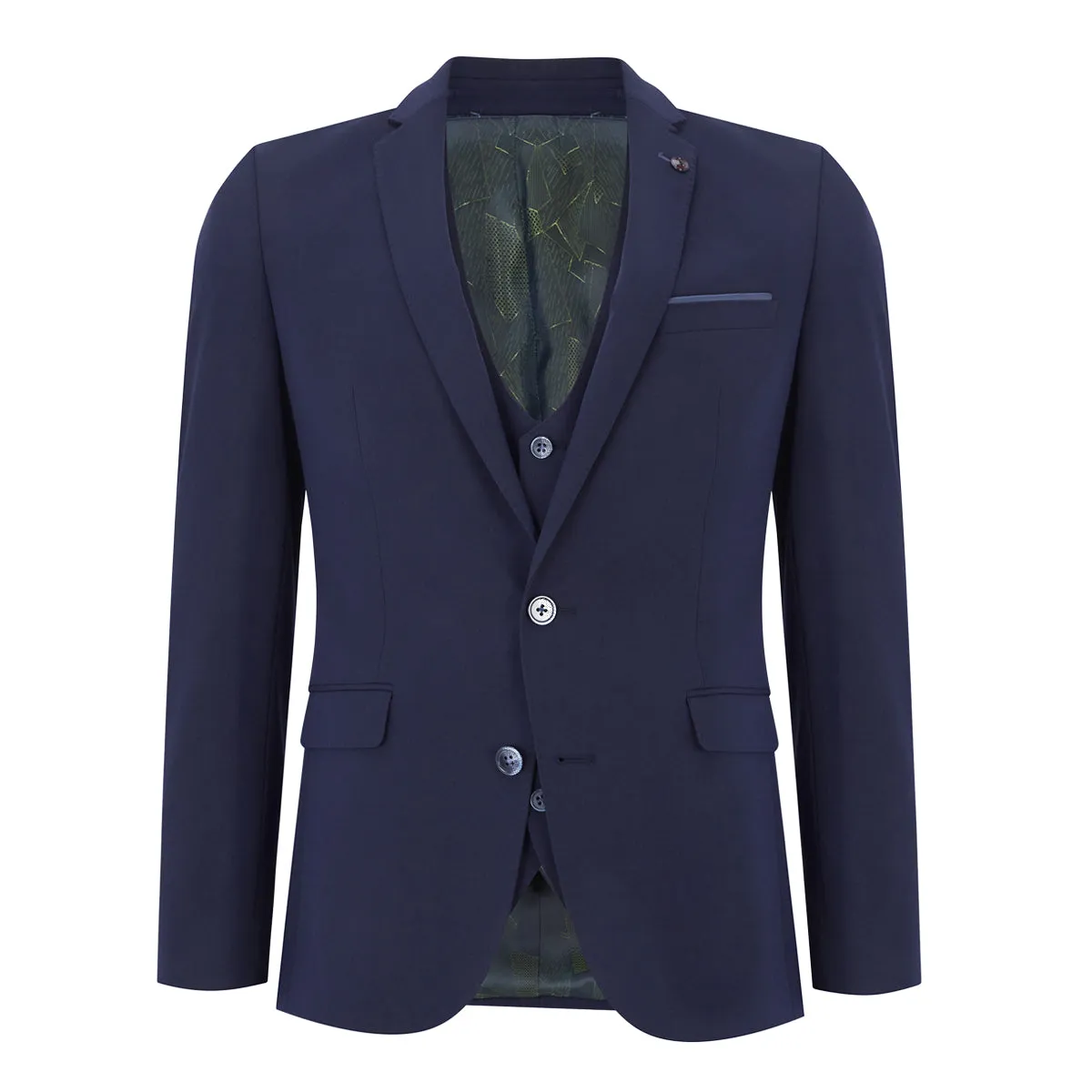 Remus - Luca 3 Piece Slim Fit Suit in Navy