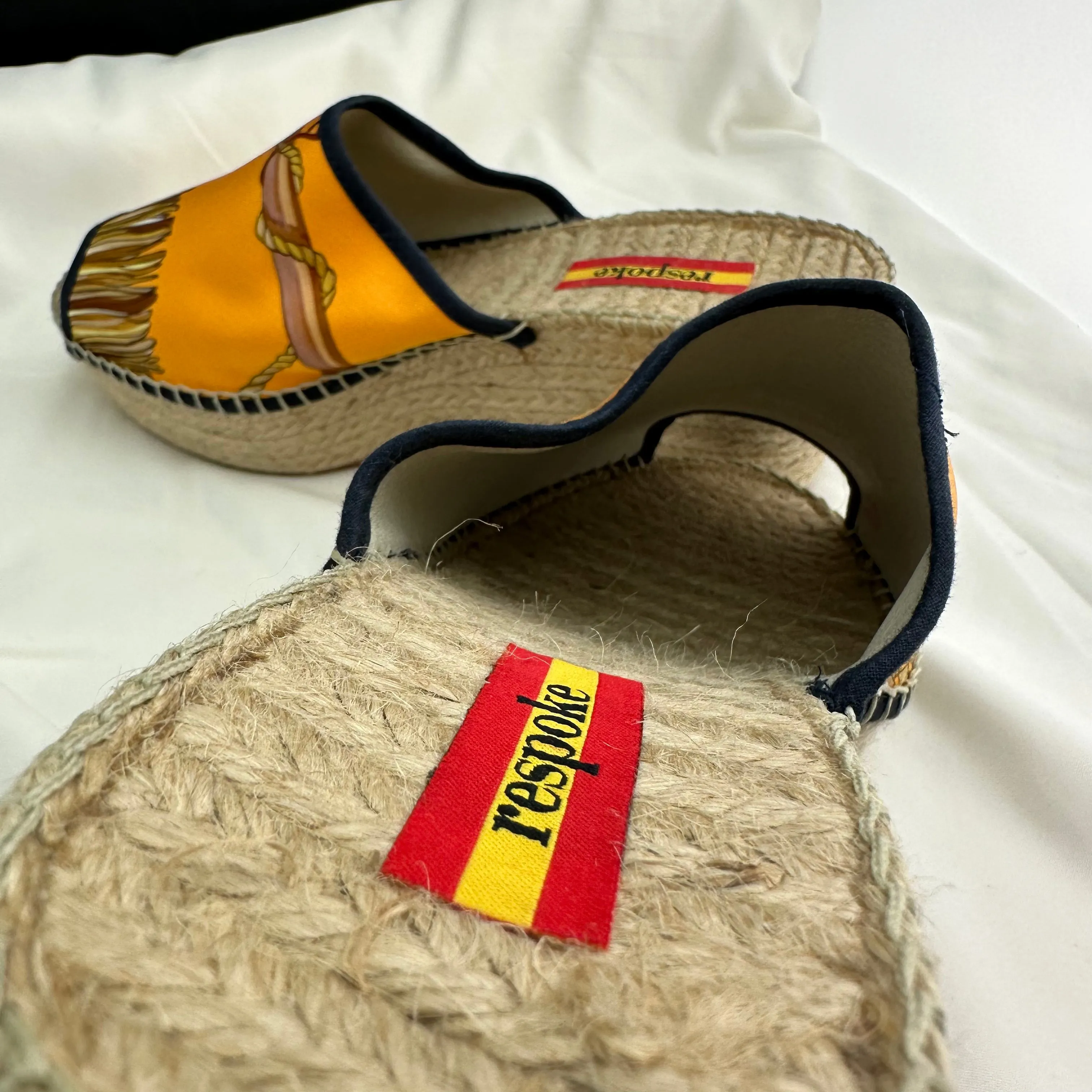 Respoke Charo Wedge Sandals Orange
