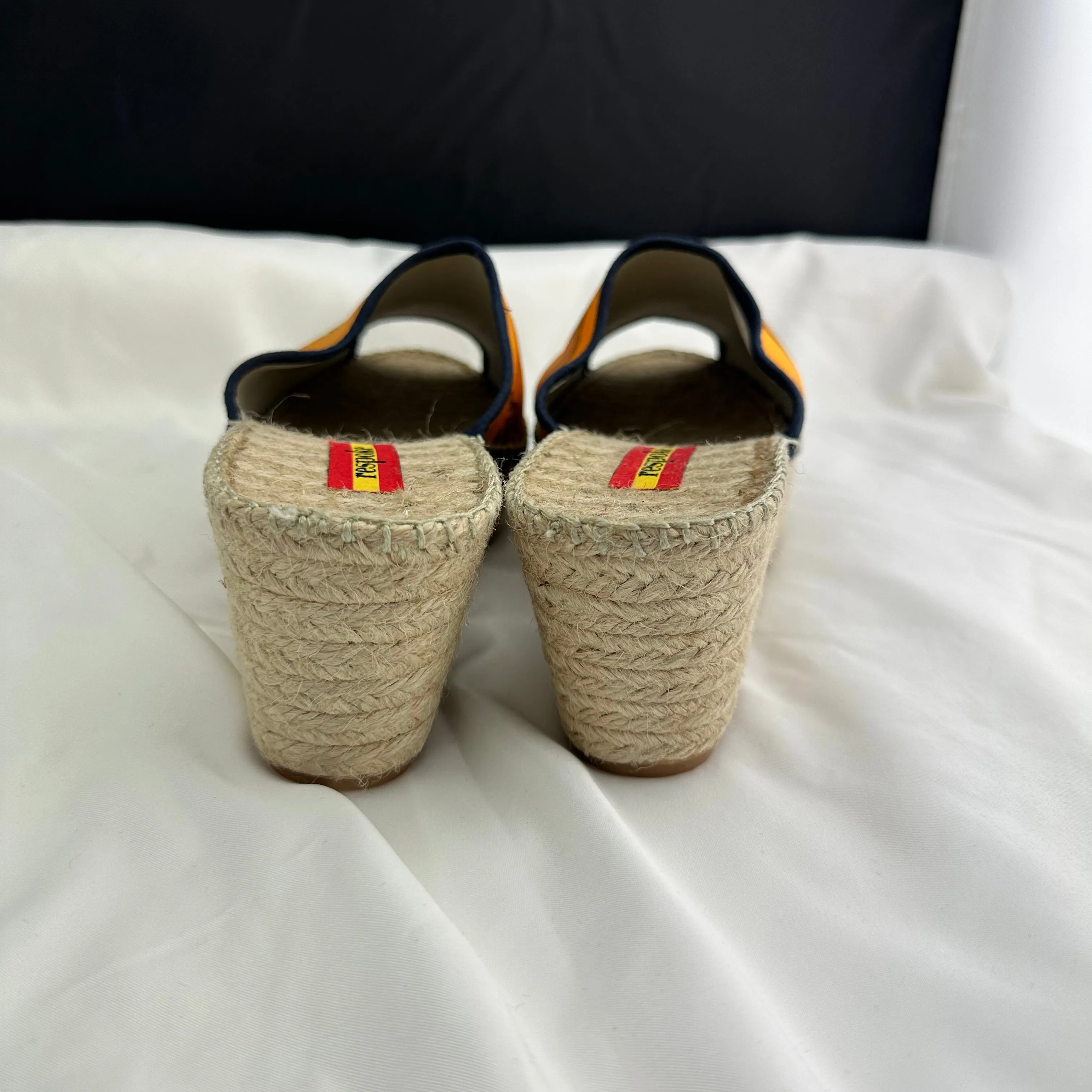 Respoke Charo Wedge Sandals Orange
