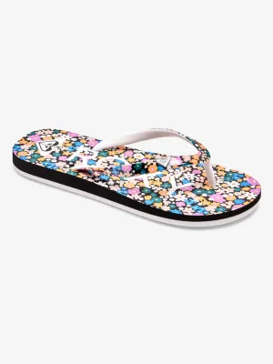 Roxy Girls Pebbles Sandals - Black/Floral