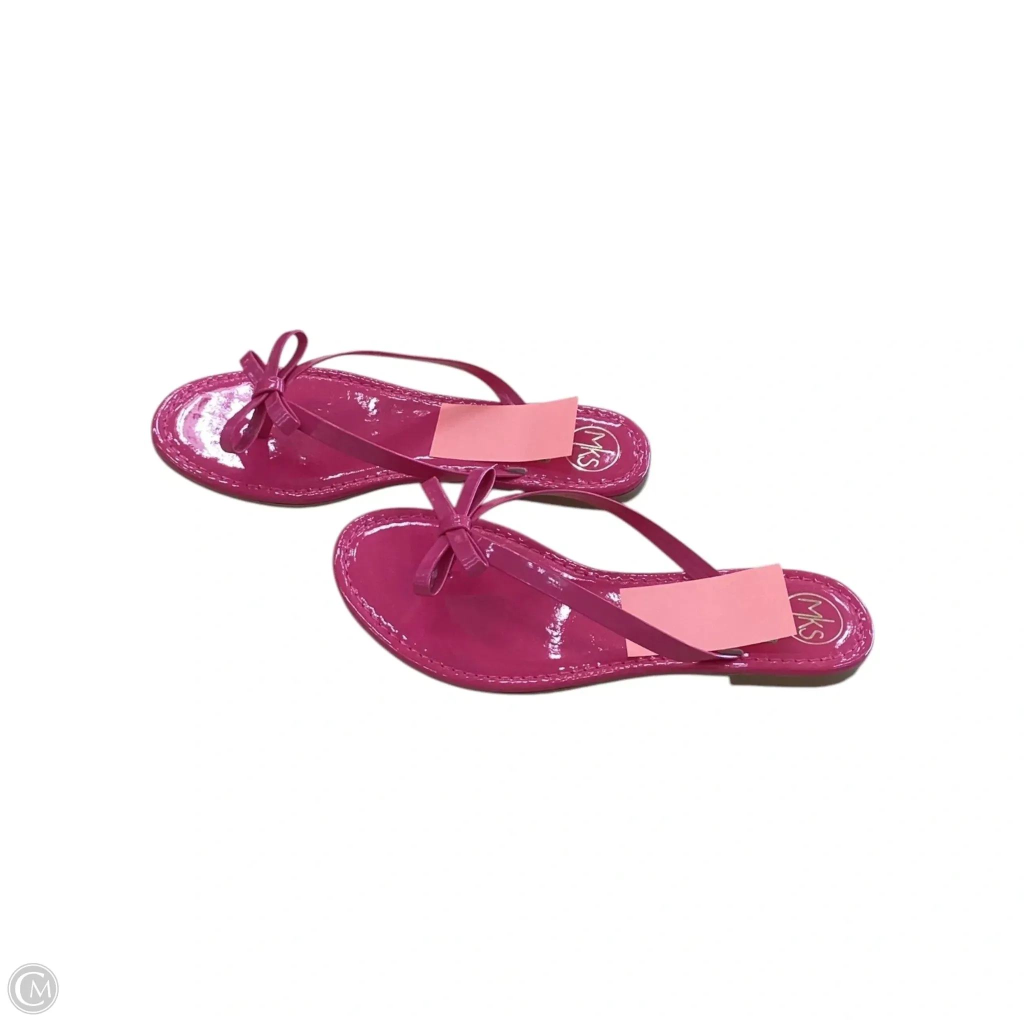 Sandals Flip Flops By Clothes Mentor In Pink, Size: 8