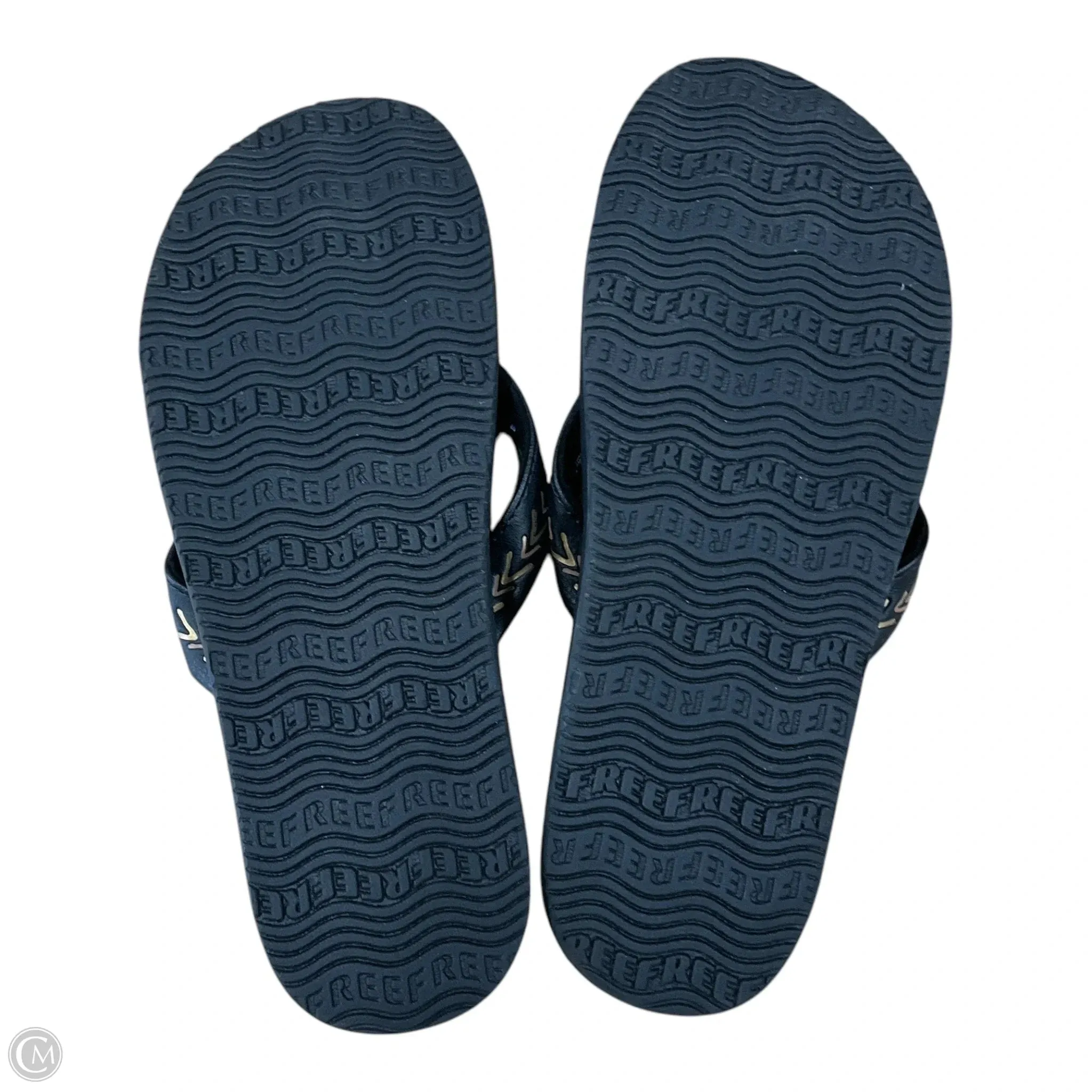 Sandals Flip Flops By Reef In Black, Size: 6