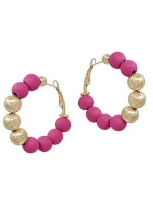 Savana Earring - Fuschia
