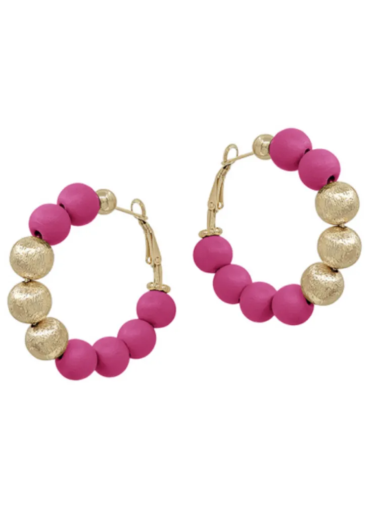 Savana Earring - Fuschia