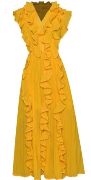 Shay Chiffon Ruffle Dress