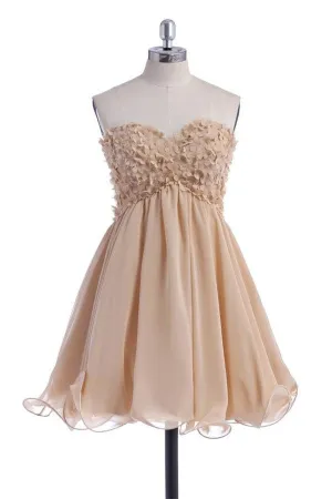 Short Sweetheart Pretty Cute Chiffon Homecoming Dress K293