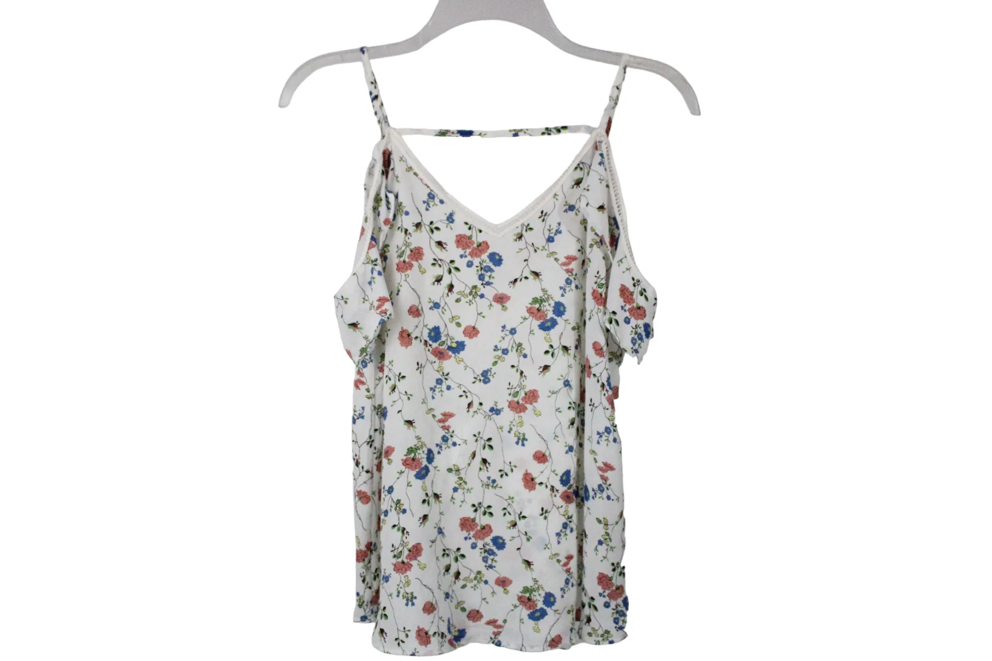 Sienna Sky Floral Cold Shoulder Blouse | M
