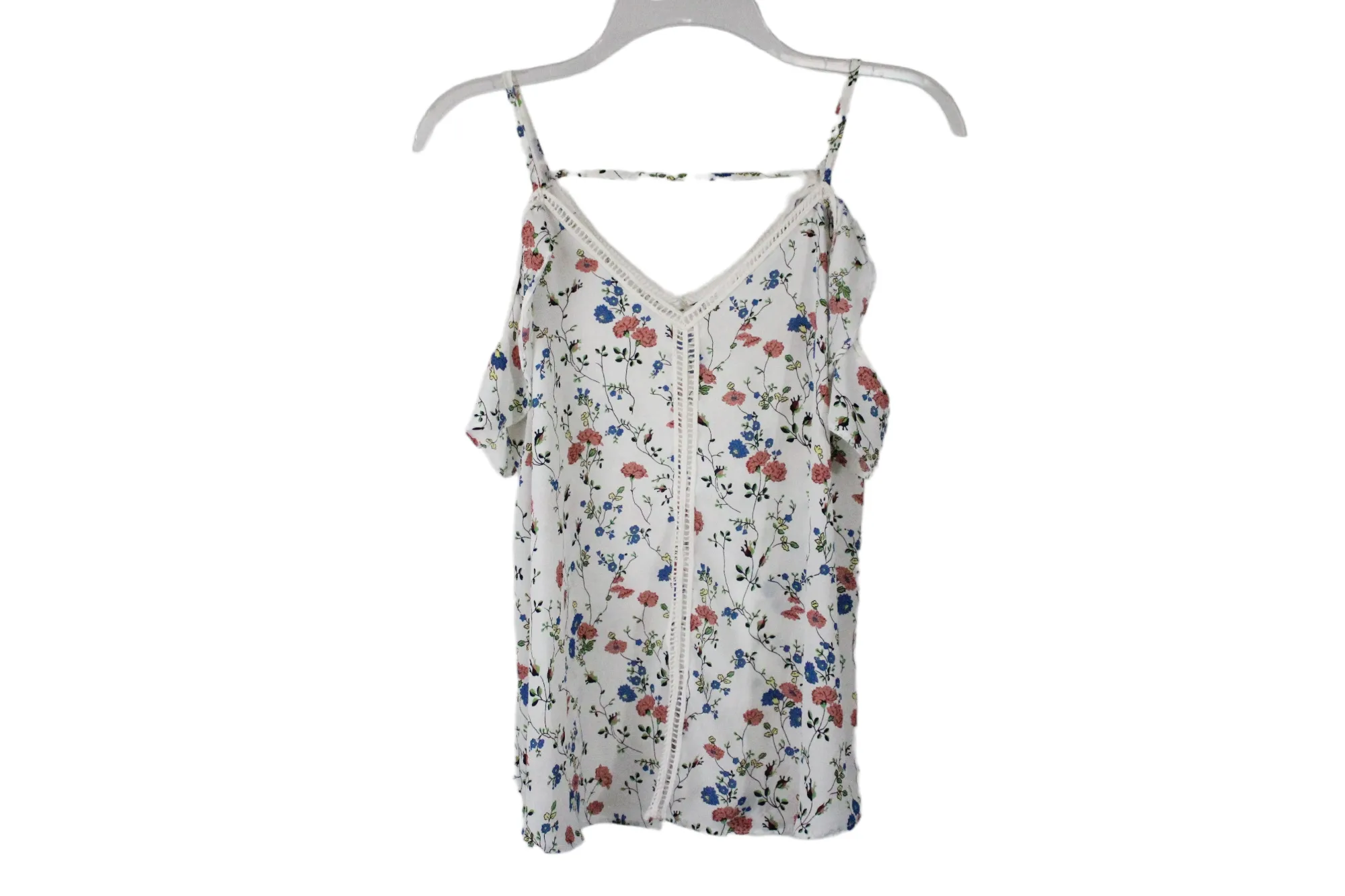 Sienna Sky Floral Cold Shoulder Blouse | M