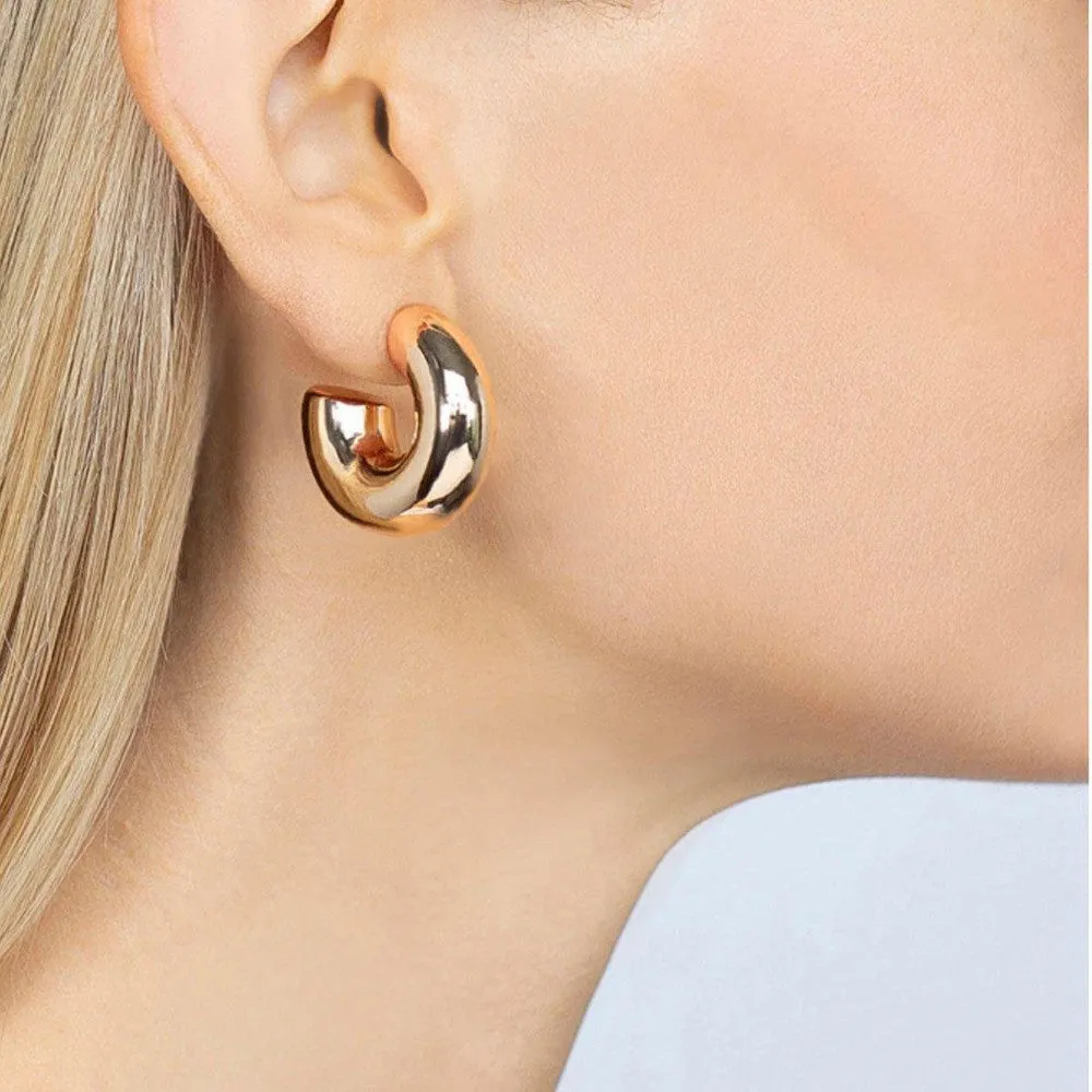 Silver Small Hoop Earrings