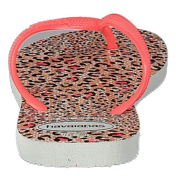 Slim Animals White / Coral New 6577