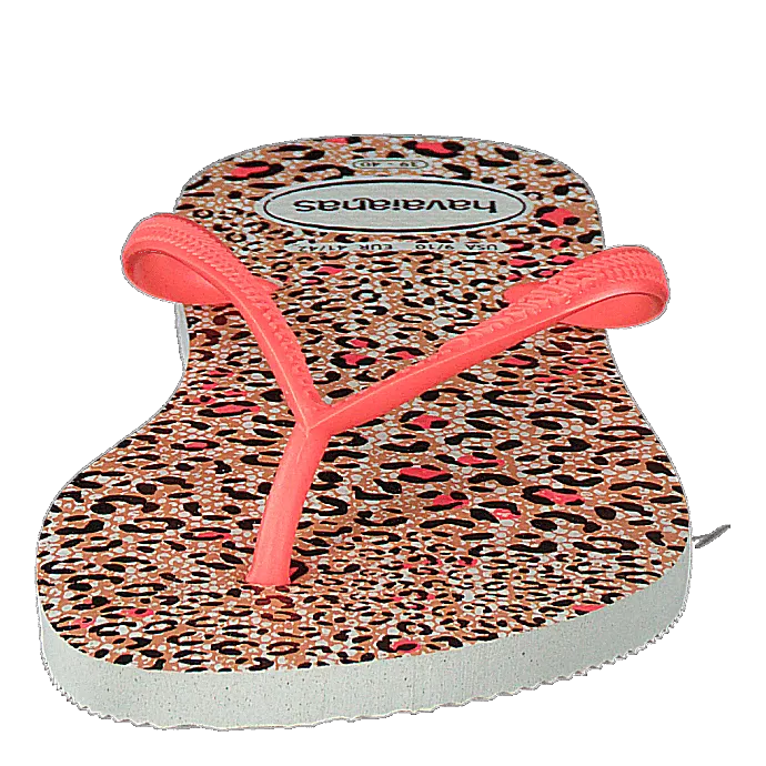 Slim Animals White / Coral New 6577