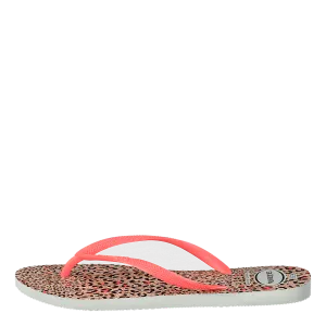 Slim Animals White / Coral New 6577