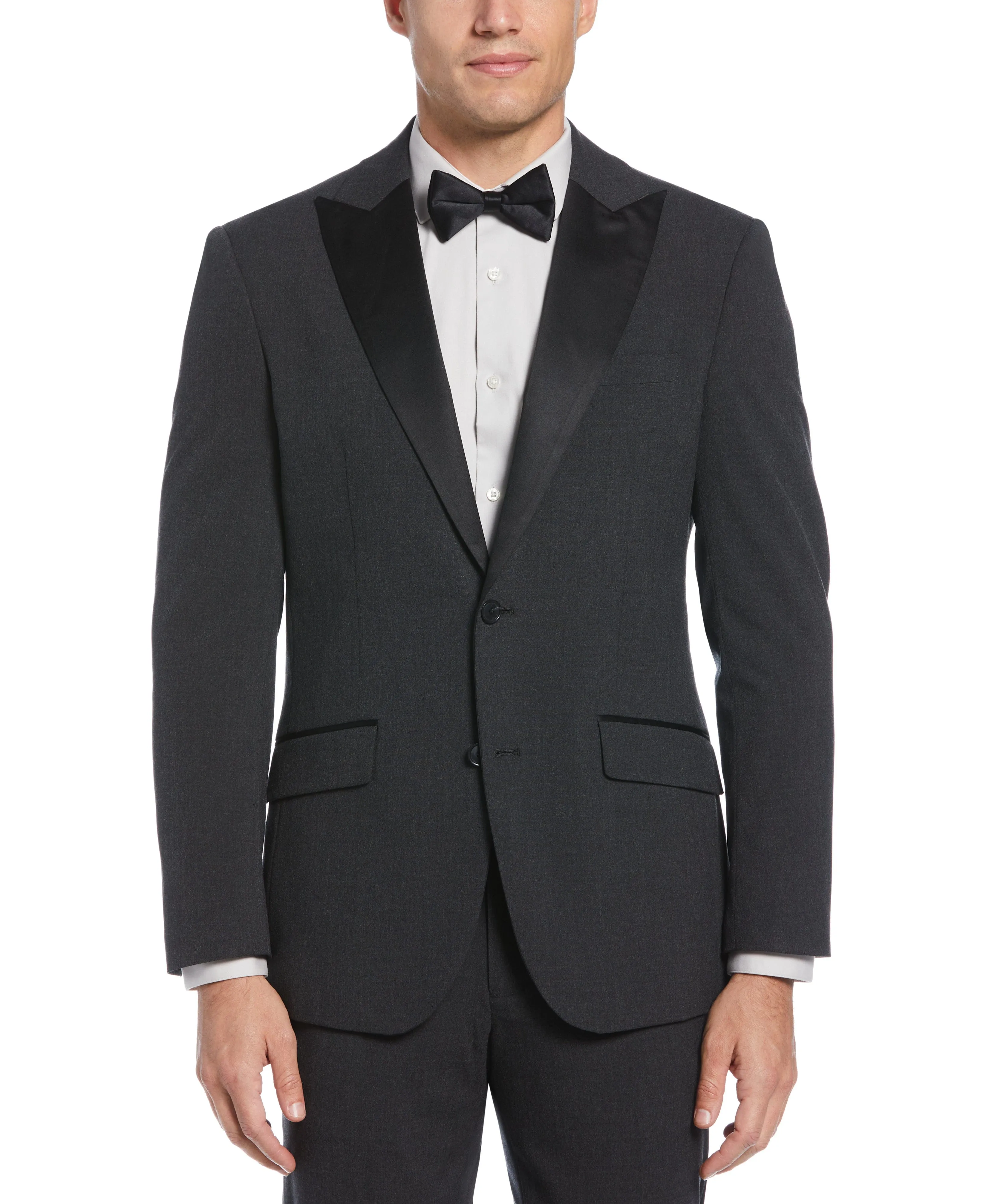 Slim Fit Contrast Tuxedo Jacket