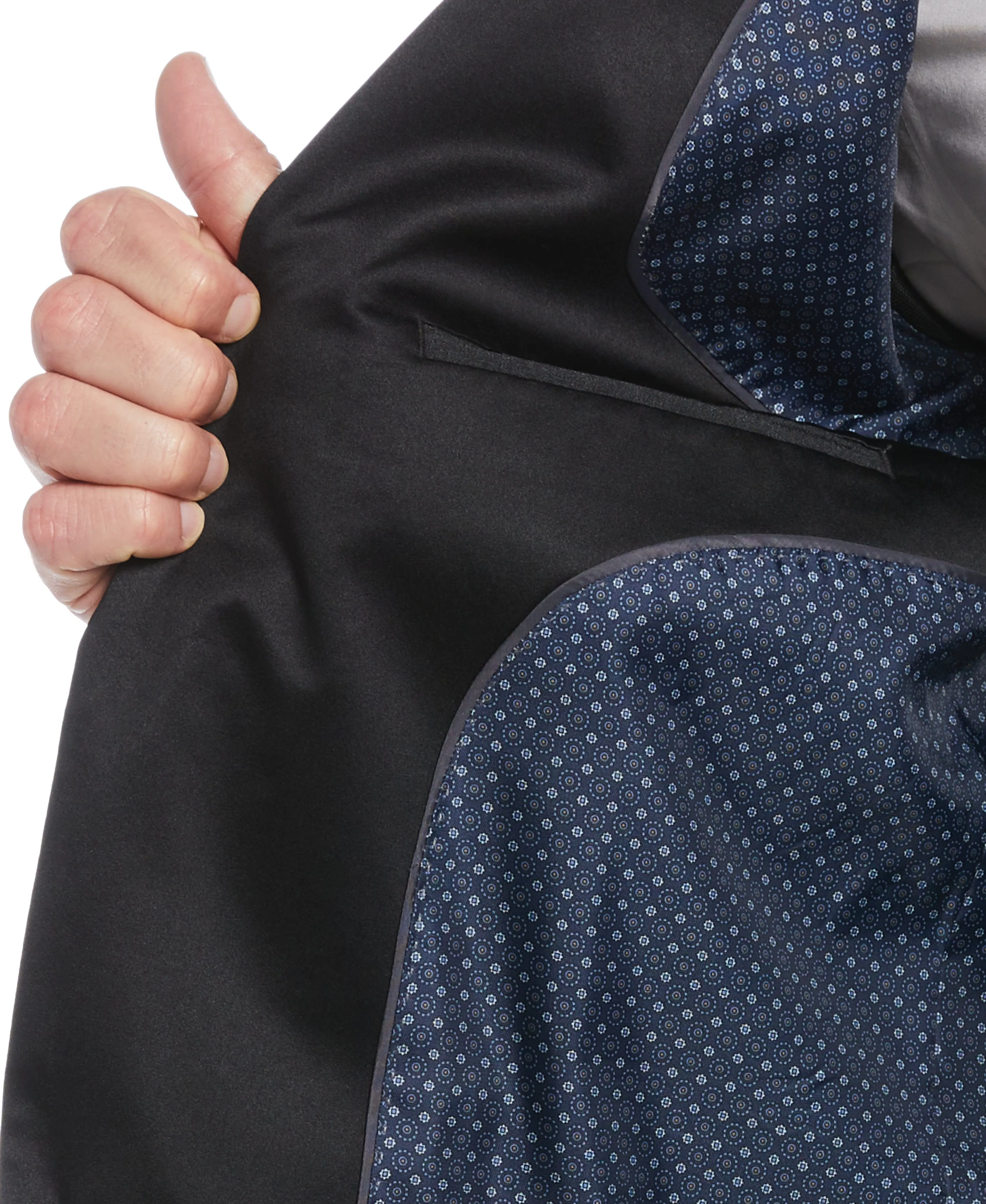 Slim Fit Contrast Tuxedo Jacket