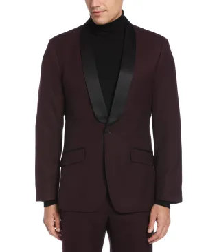 Slim Fit Textured Tuxedo Jacket