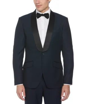 Slim Fit Textured Tuxedo Jacket