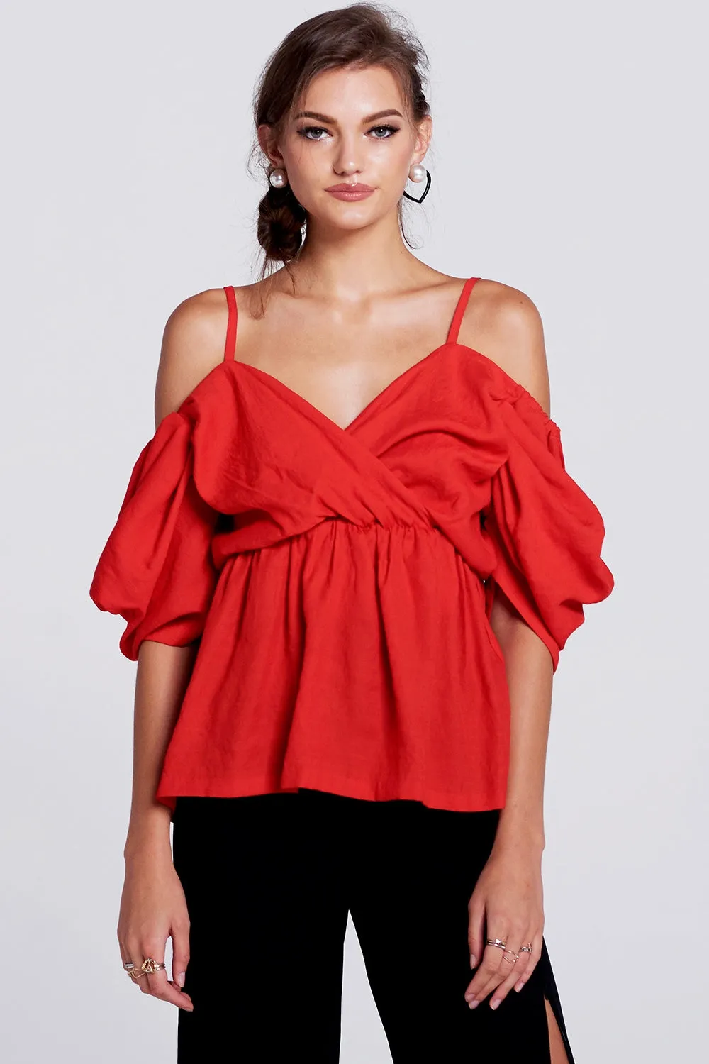Sofia Cold Shoulder Blouse