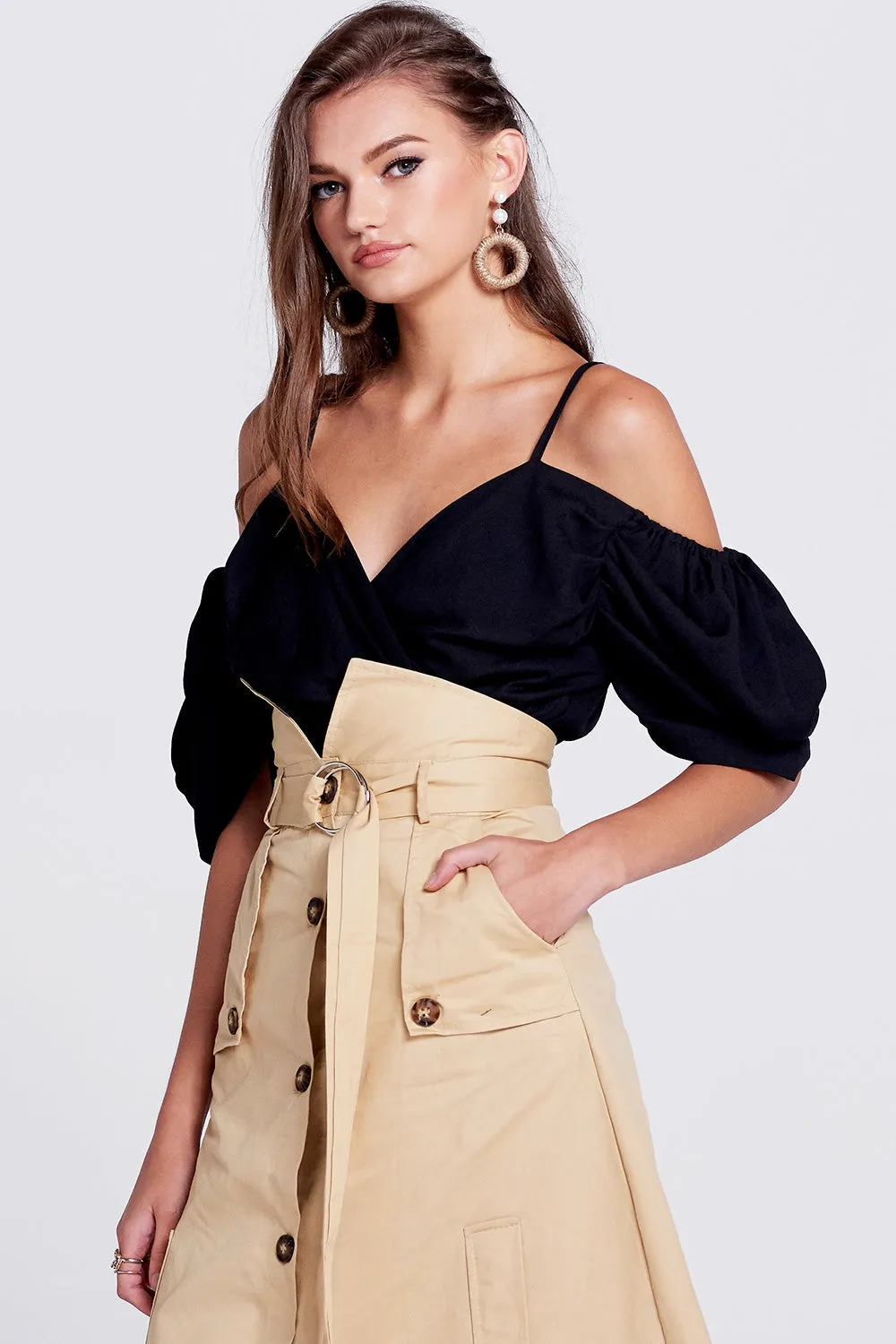 Sofia Cold Shoulder Blouse