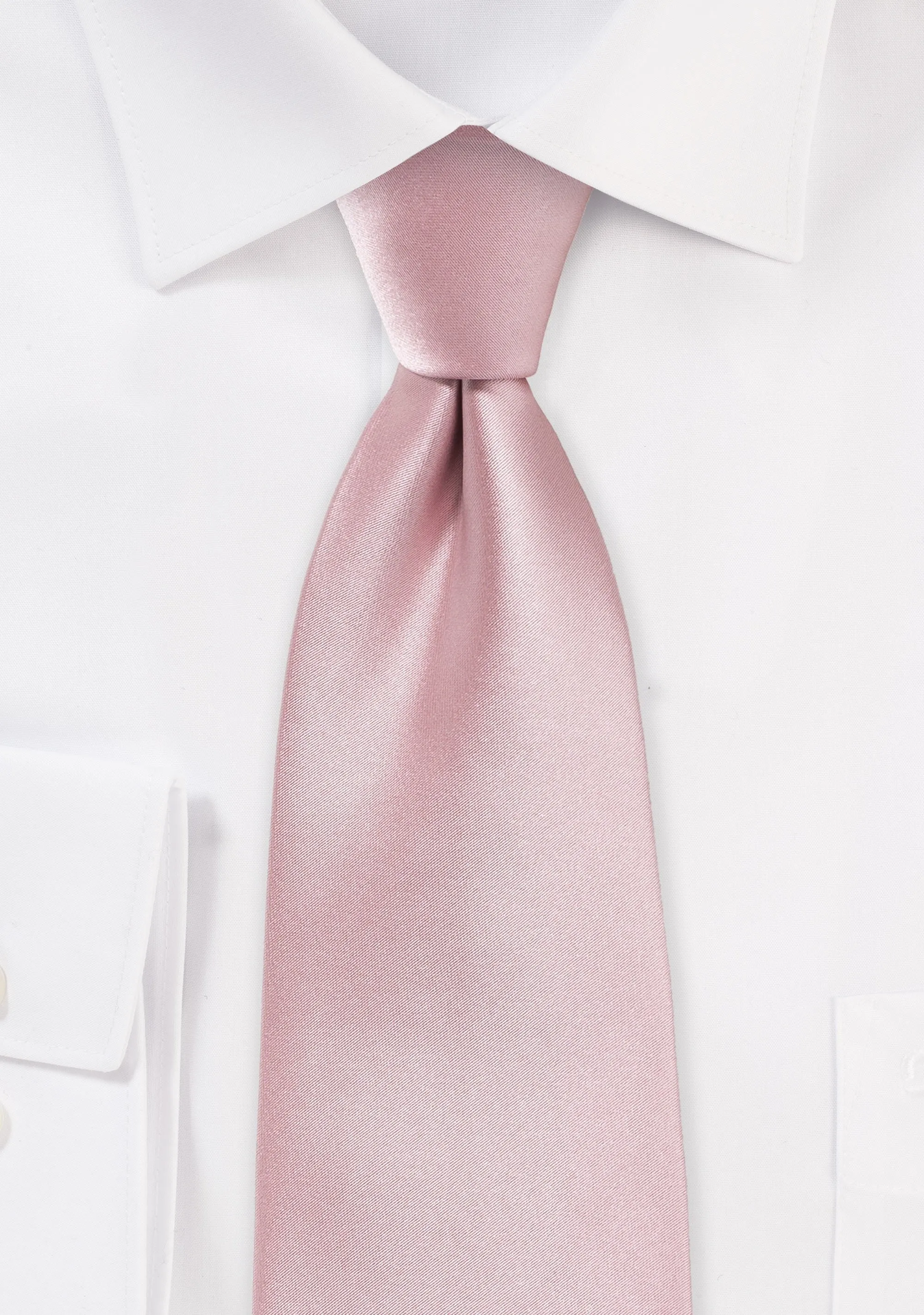 Soft Pink Solid Necktie