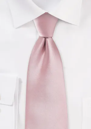 Soft Pink Solid Necktie