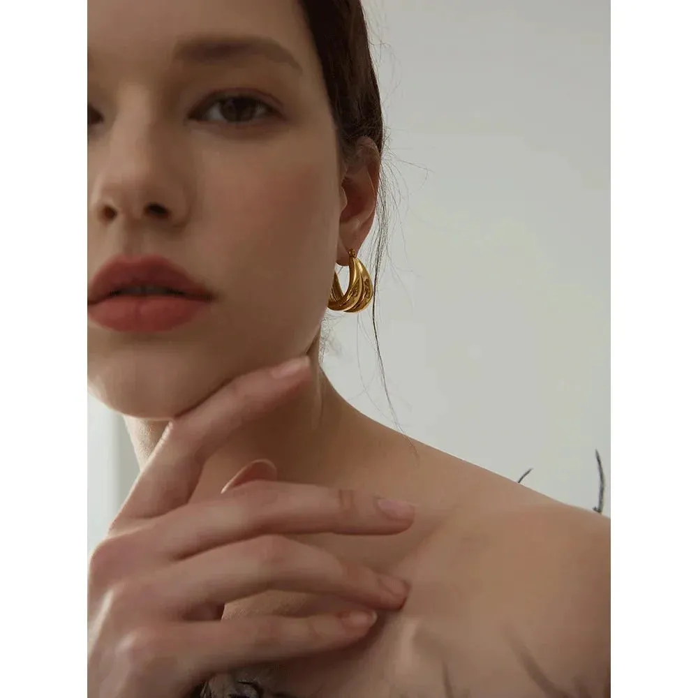 Solaris Hoop Earrings