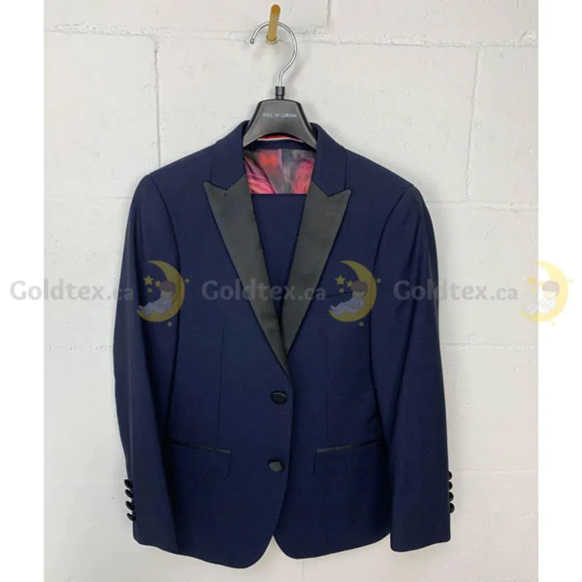 Soul of London® Boys Navy Tuxedo