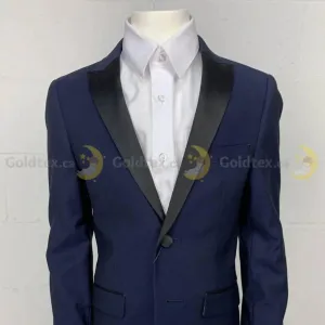 Soul of London® Boys Navy Tuxedo
