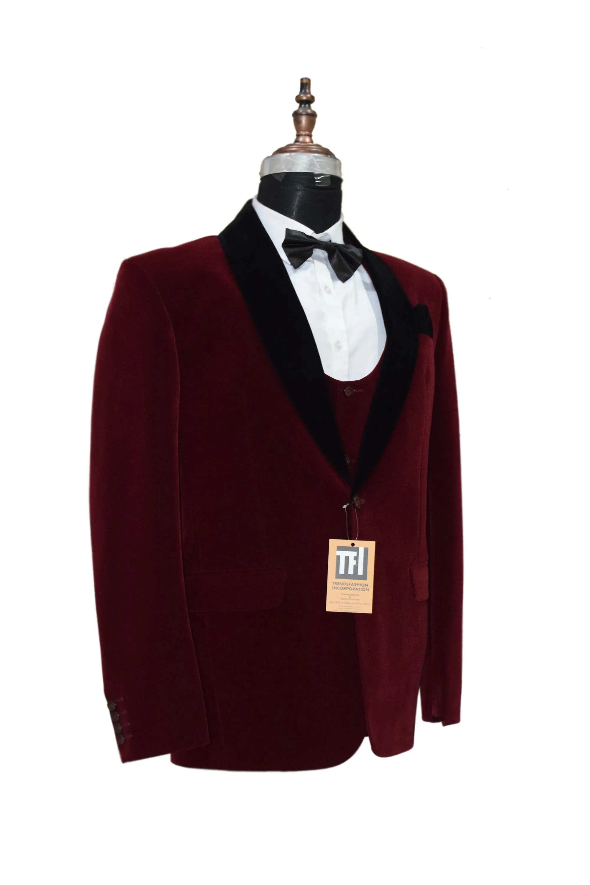 Special Gift For Him Man Suits Wedding Party Wear Velvet Suits