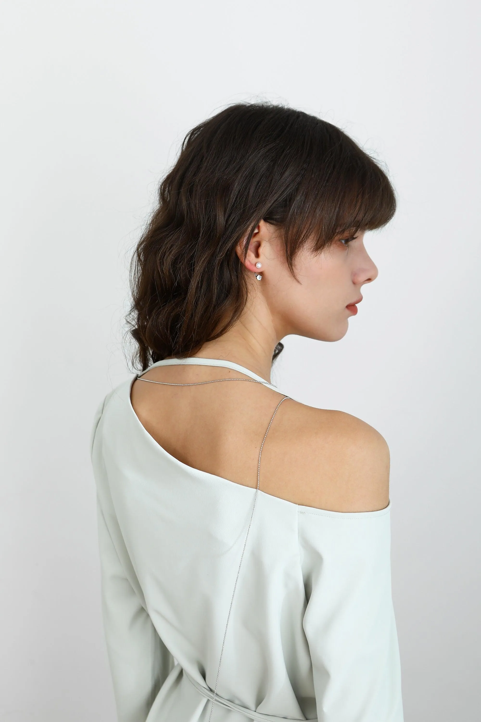 Spring Scene Cold Shoulder Top