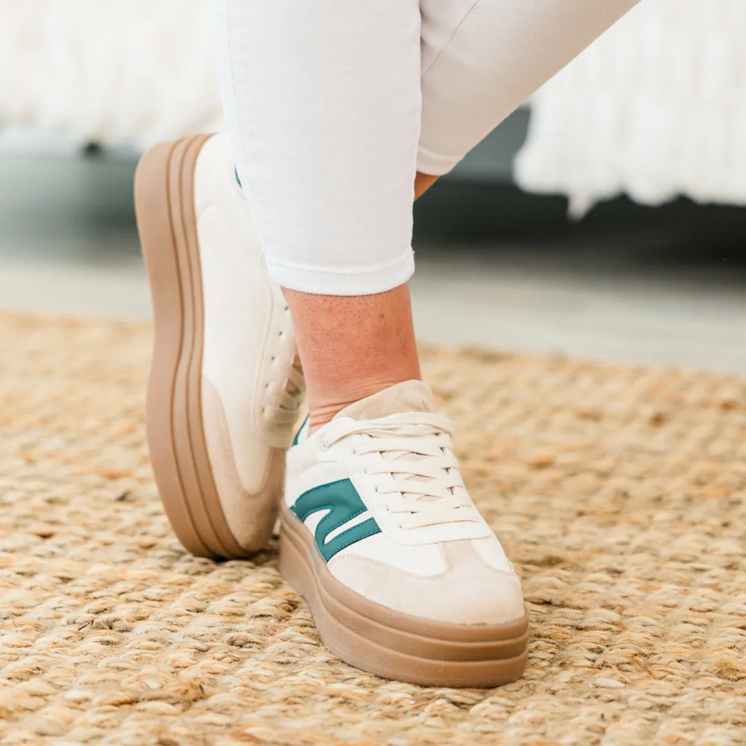 Stars In My Heart Sneakers, Beige