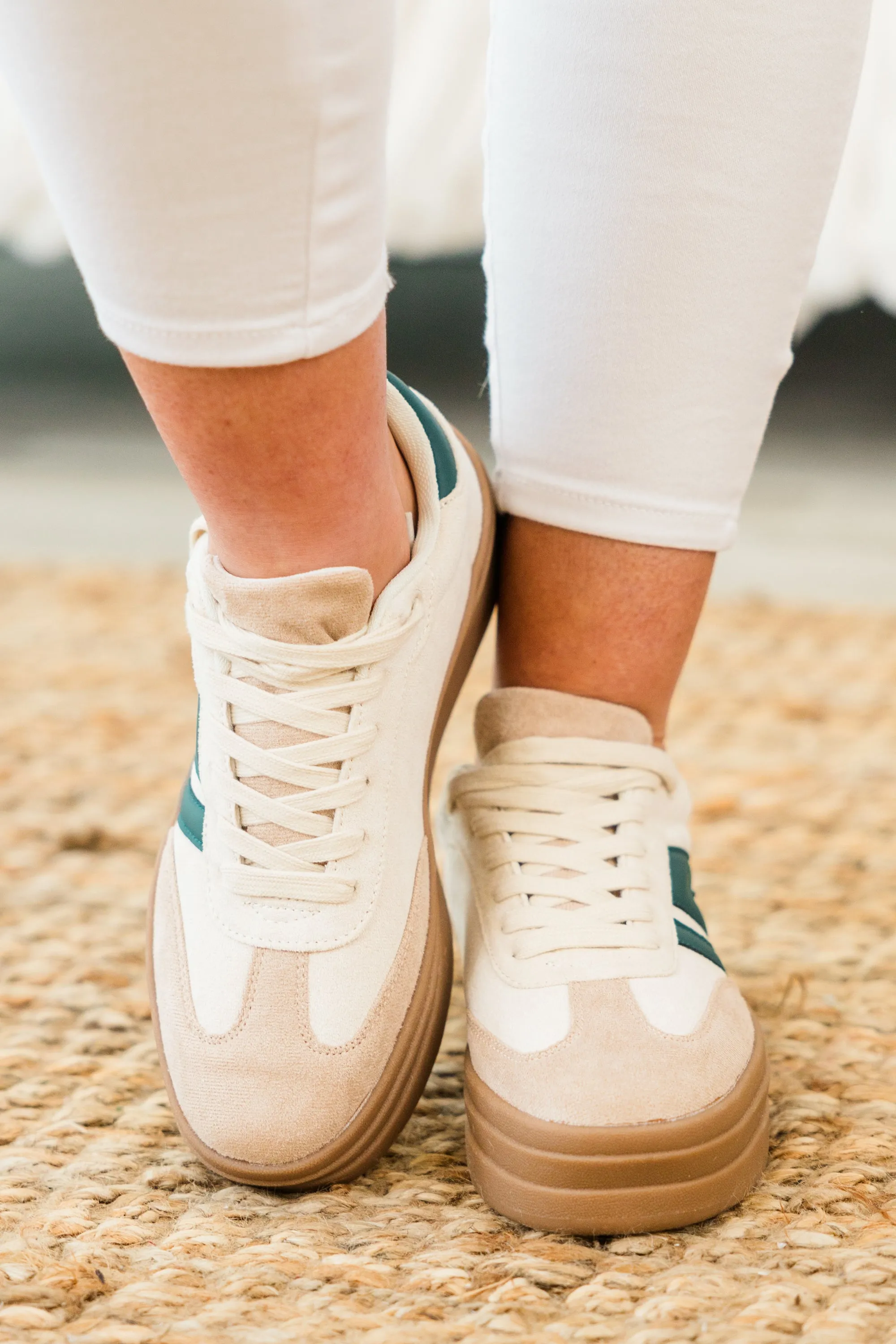 Stars In My Heart Sneakers, Beige