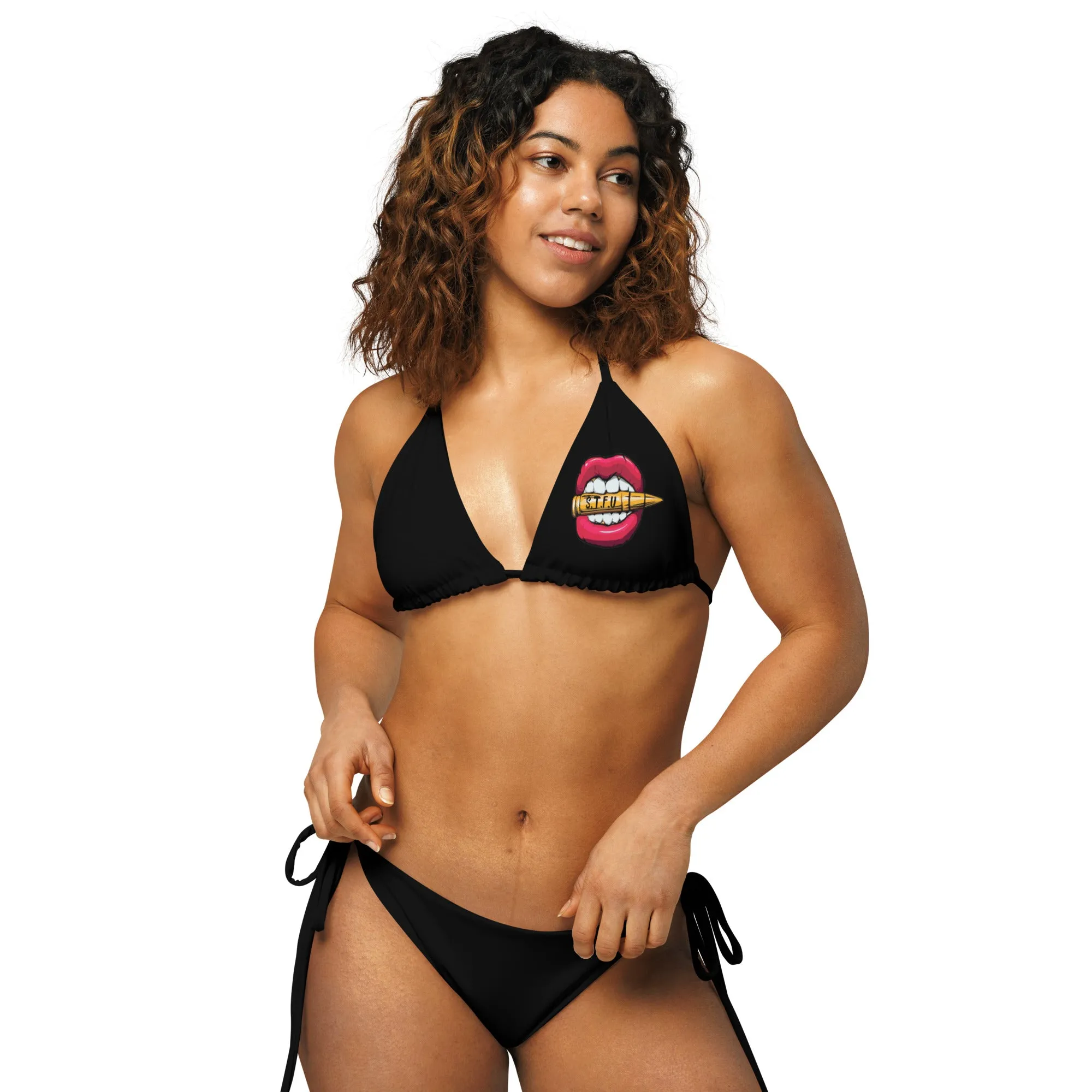 STFU Classic Logo Recycled String Bikini