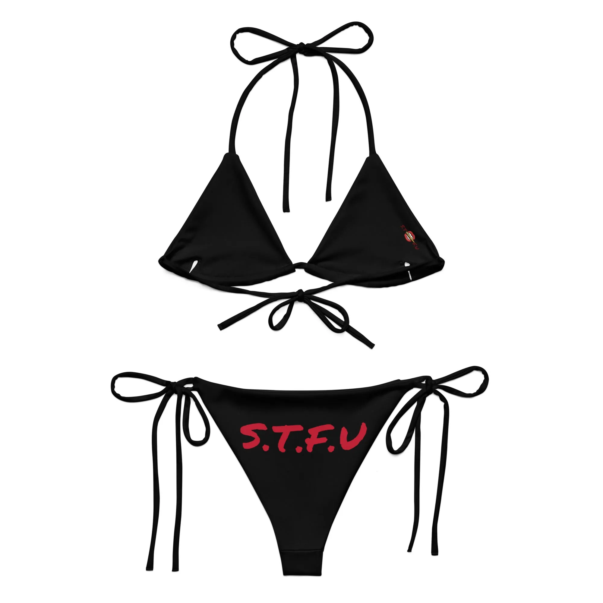 STFU Classic Logo Recycled String Bikini