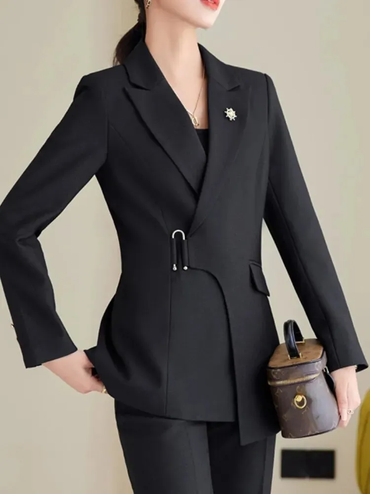 Stunningly Classy Fancy Pantsuit | Modern Blazer | Women's Pantsuits | Two piece pants set
