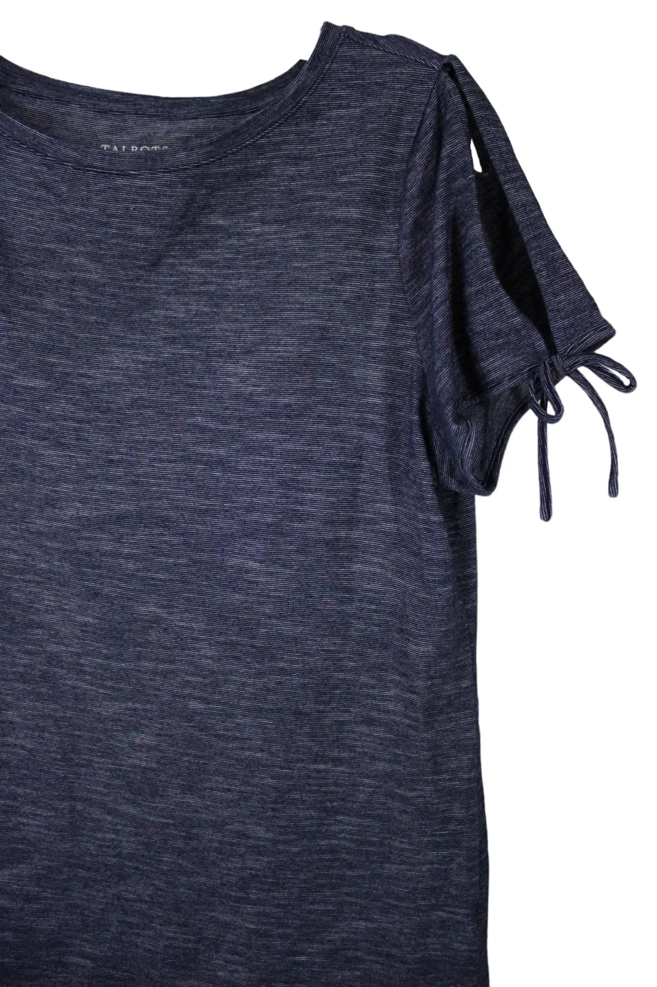 Talbots Blue Cold Shoulder Top | M