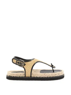 Tamesis rafia espadrille sandals