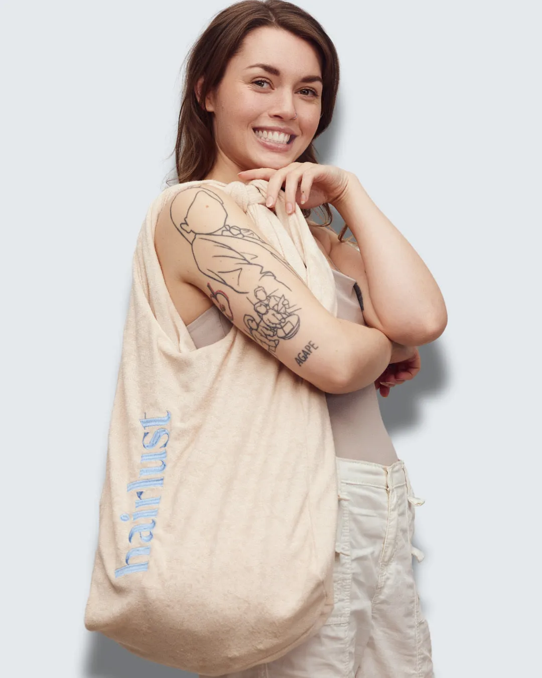 Terry Logo Tote Bag, Blurple