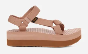 TEVA LADIES FLATFORM UNIVERSAL - MAPLE SUGAR LION