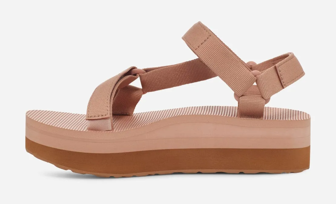 TEVA LADIES FLATFORM UNIVERSAL - MAPLE SUGAR LION
