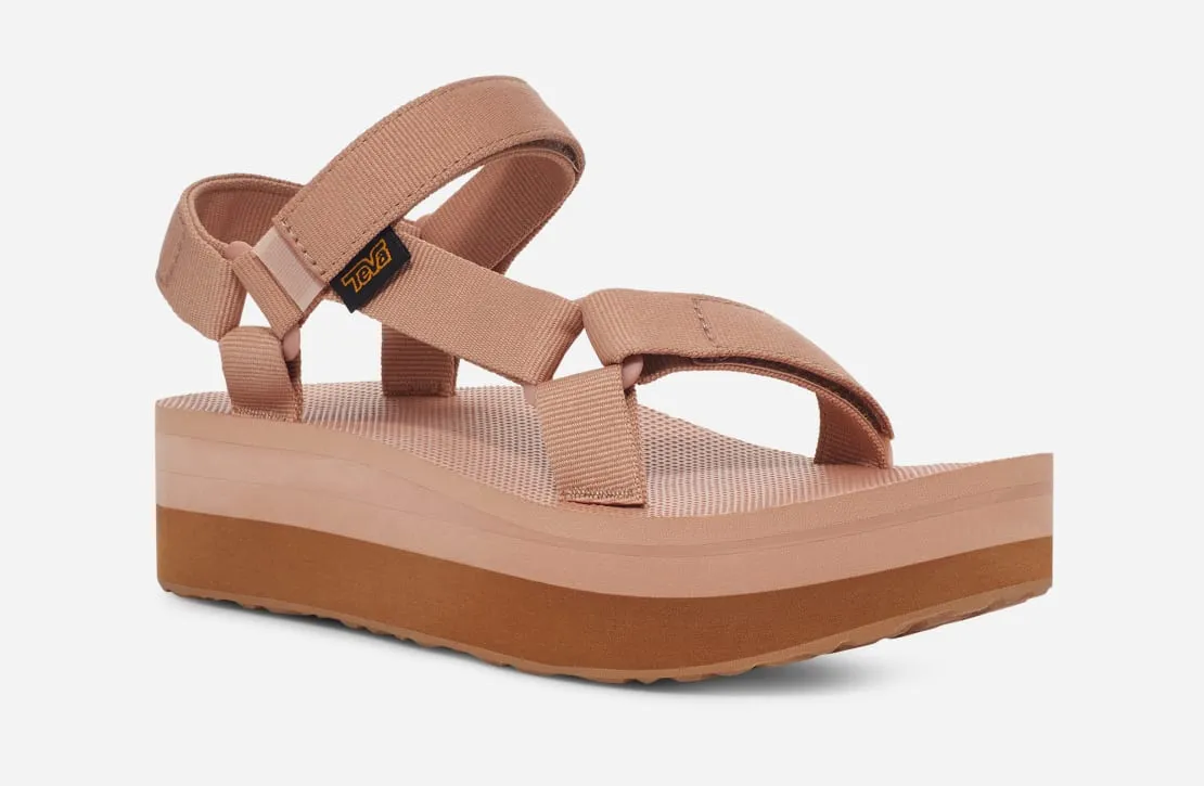 TEVA LADIES FLATFORM UNIVERSAL - MAPLE SUGAR LION