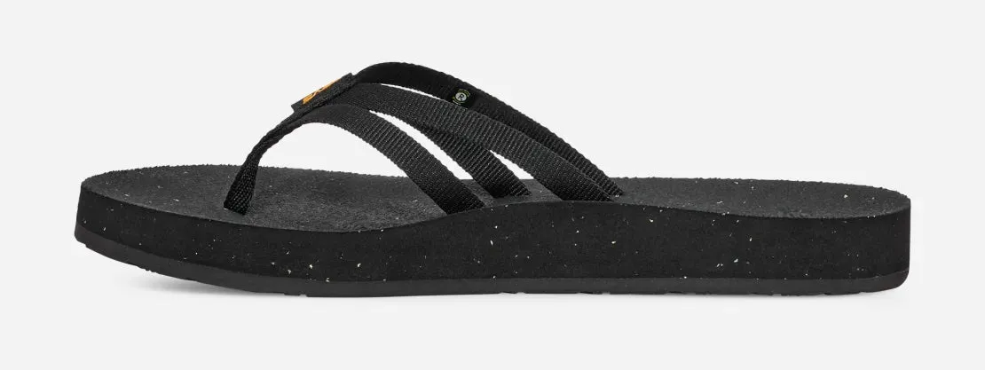 TEVA LADIES REFLIP STRAPPY -  BLACK