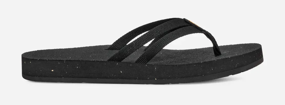 TEVA LADIES REFLIP STRAPPY -  BLACK