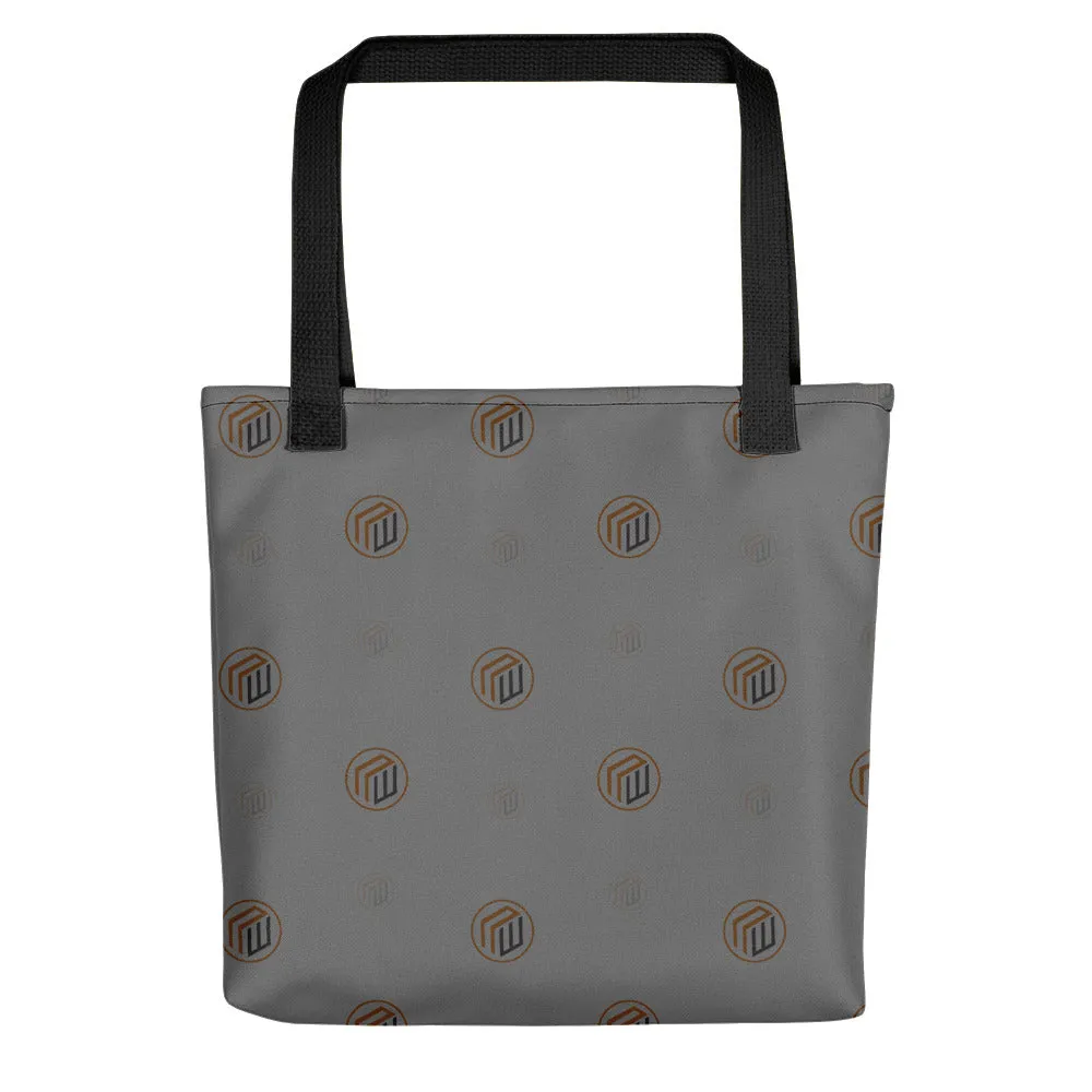 The Branded Tote-Grey