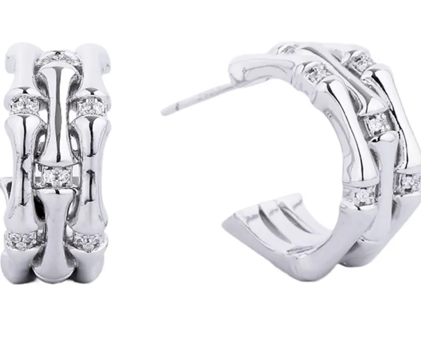 The Chelsea Cubic Zirconia Hoop Earring