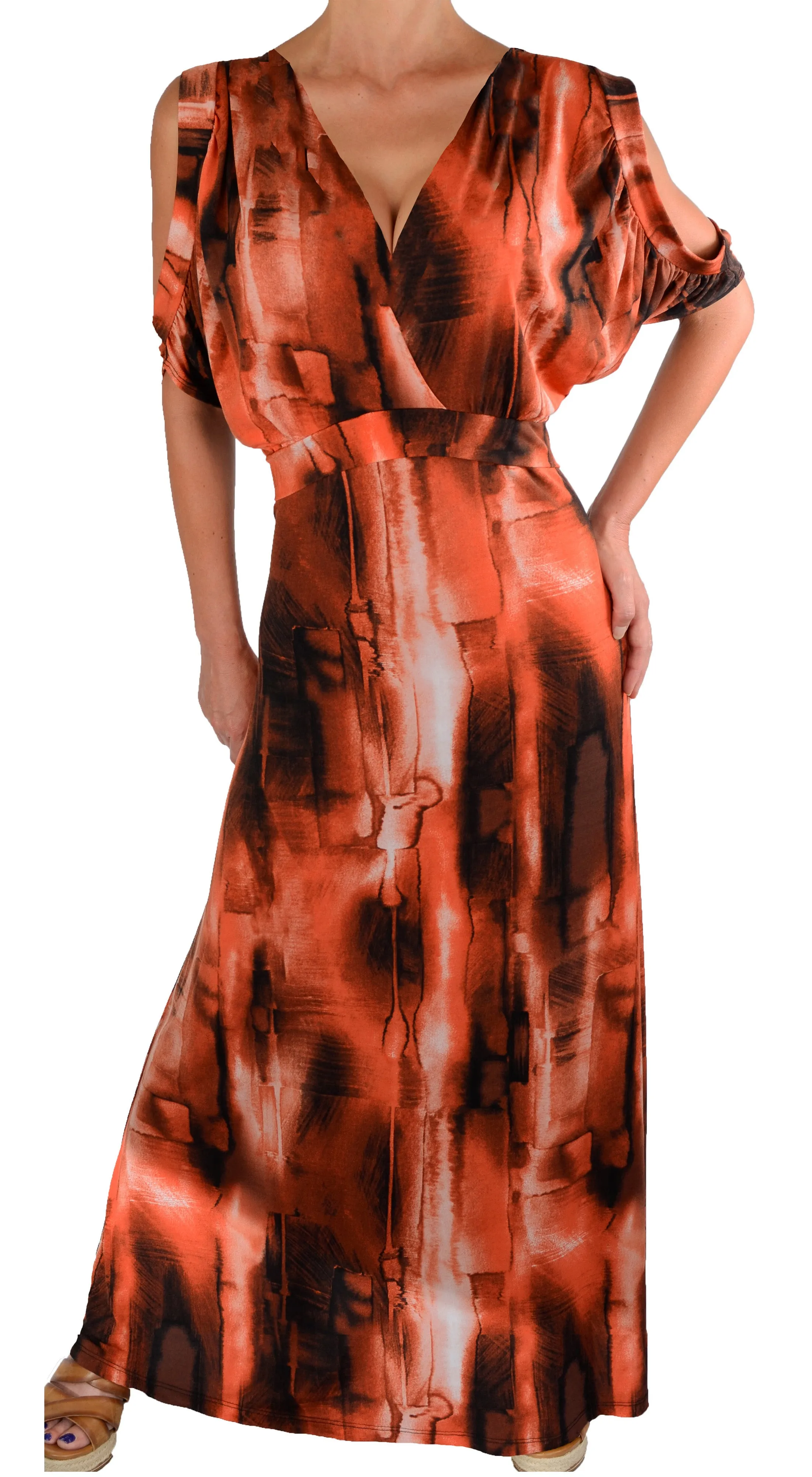 The Peach Maxi Dress