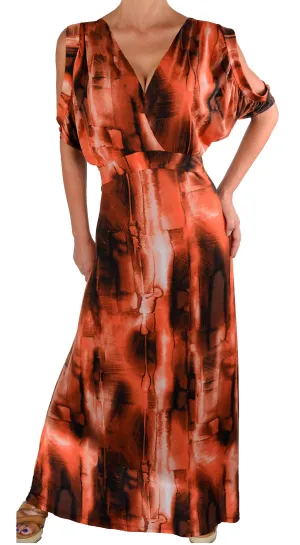 The Peach Maxi Dress