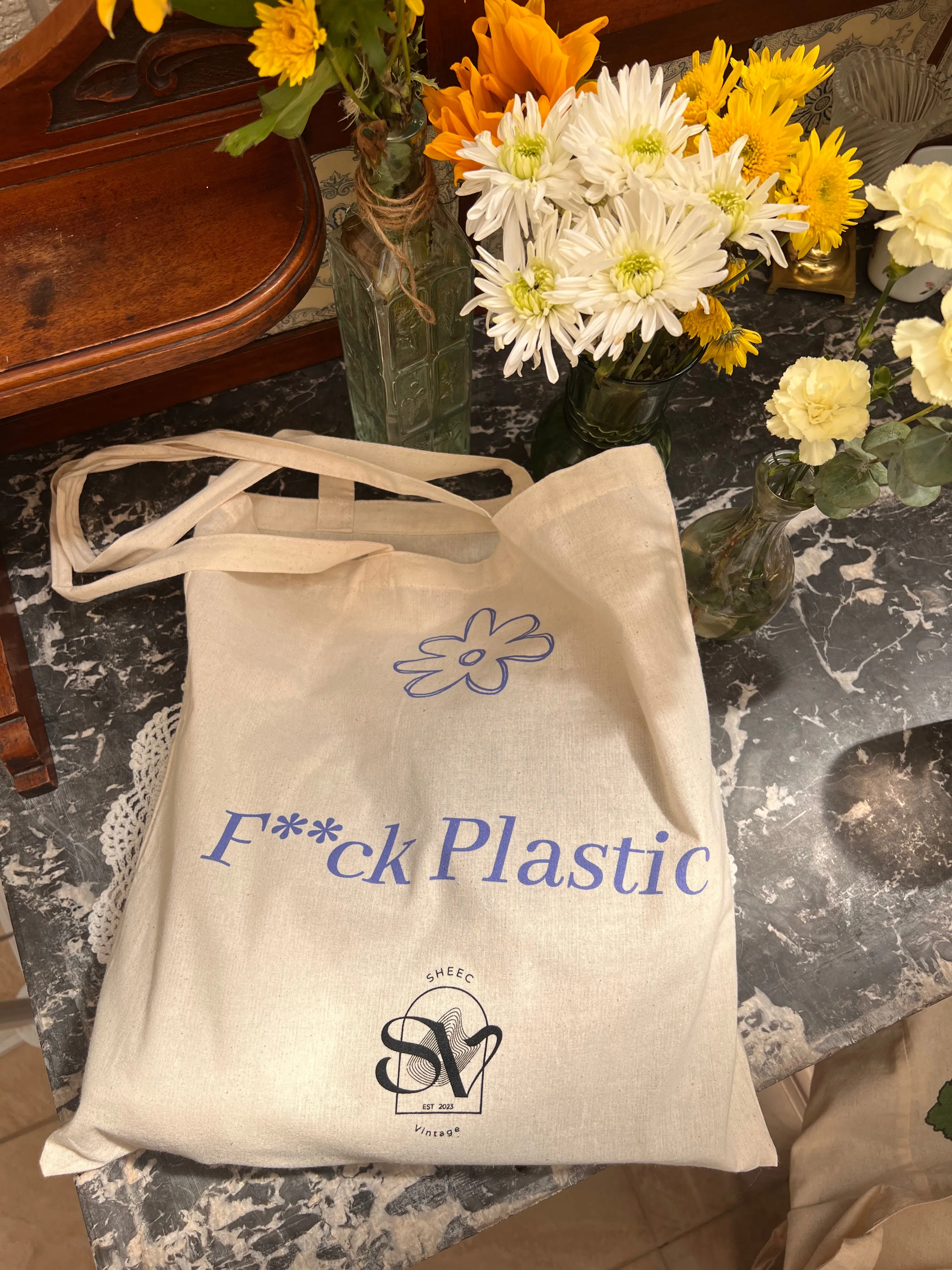 The SHEEC S/S flower Tote