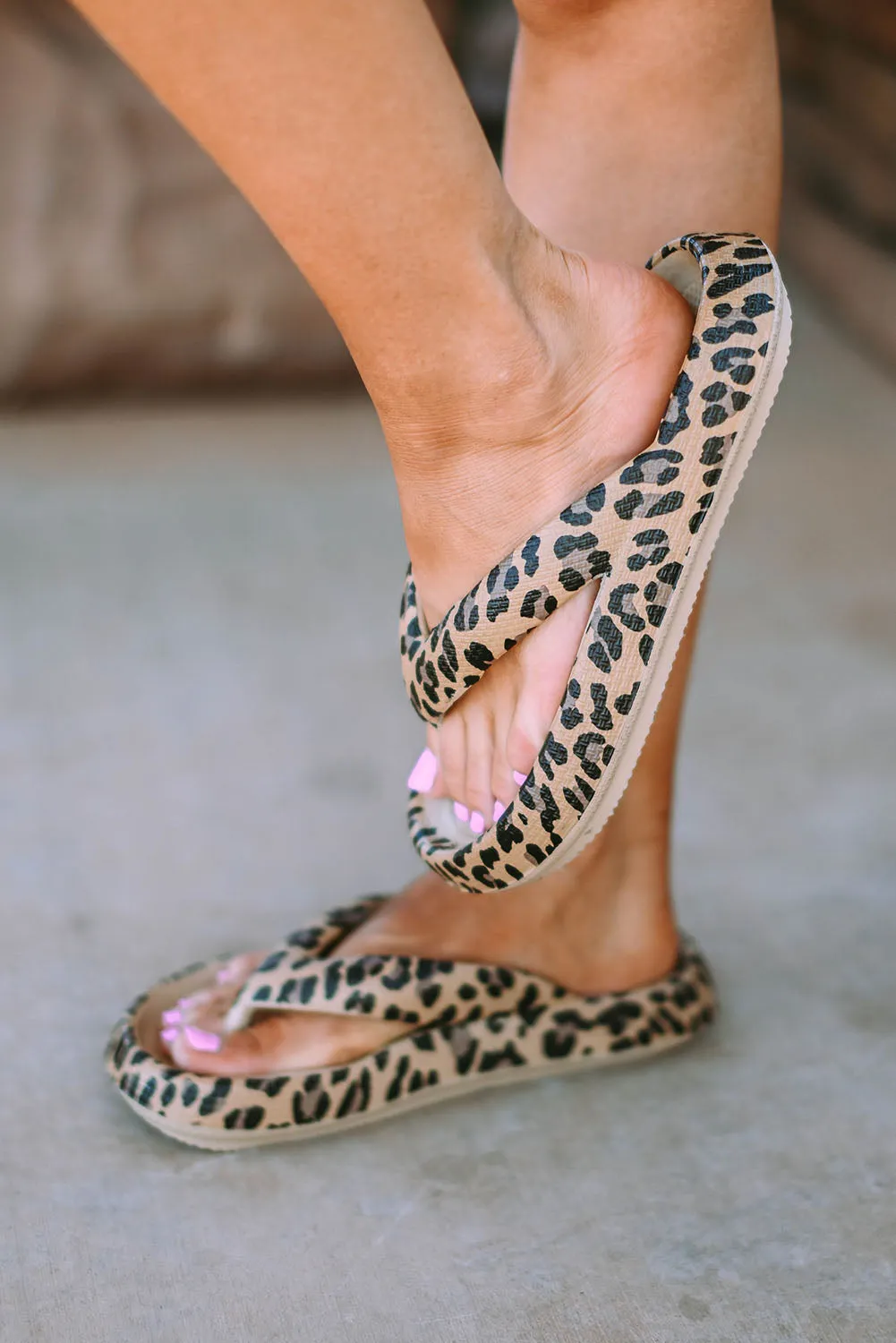 The Wild Side Thick Sole Flip Flops