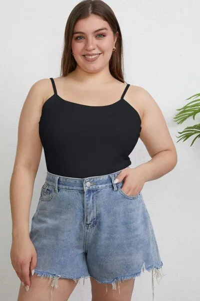 Tina Basic Bae Full Size Round Neck Slim Cami