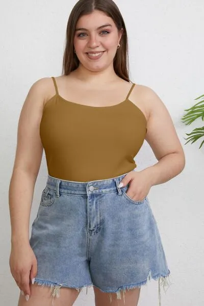 Tina Basic Bae Full Size Round Neck Slim Cami